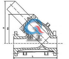 保溫Y型過濾器外形結構圖